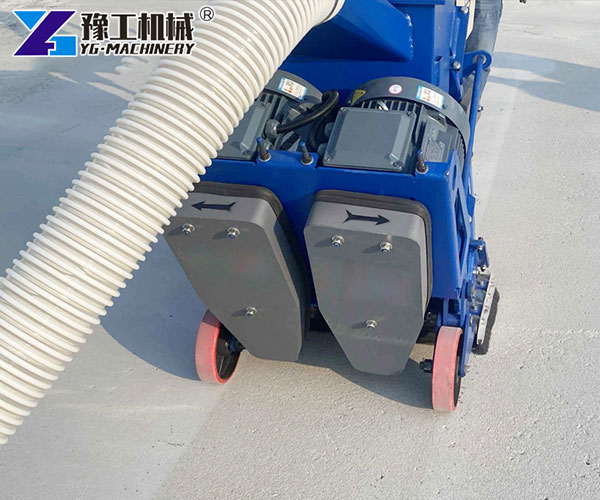 concrete surface shot blasting machine cleaning